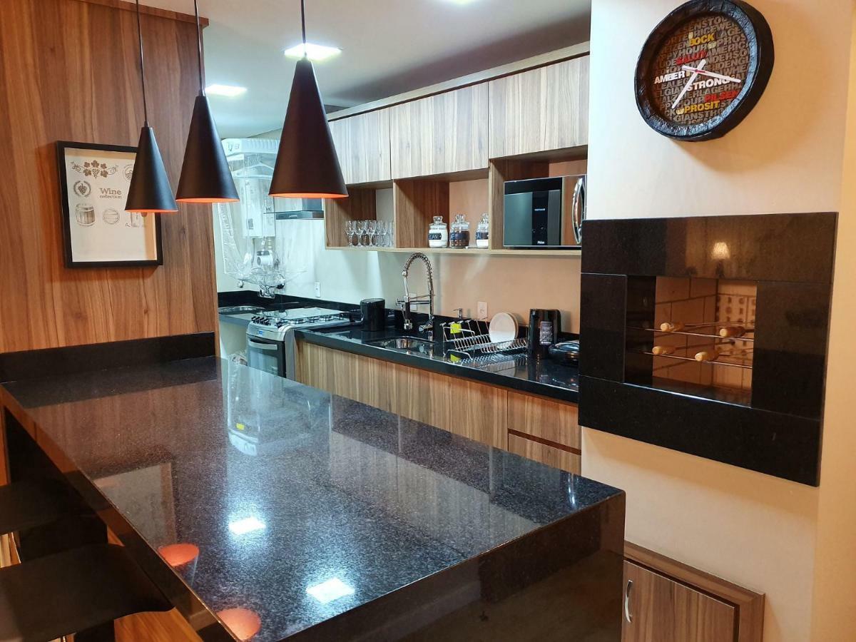 Apto Luxo 800M R. Coberta | 2 Suites | Mobiliado Gramado Extérieur photo