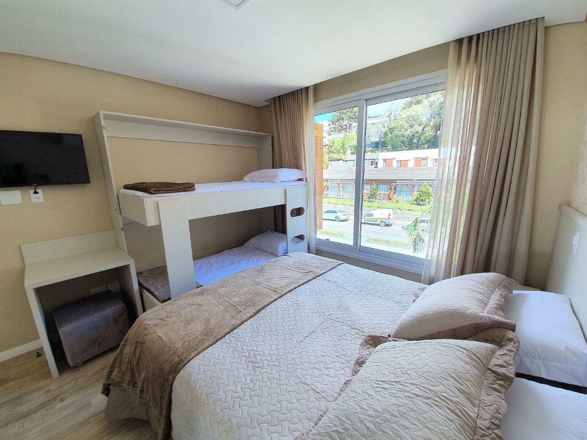 Apto Luxo 800M R. Coberta | 2 Suites | Mobiliado Gramado Extérieur photo